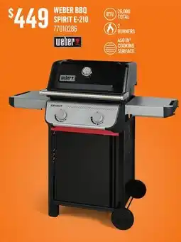 Canac Weber BBQ Spirit E-210 offer