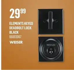 Canac Elements Keyed Deadbolt Lock Black offer