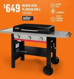 Canac Weber 28 in. Plancha Grill offer