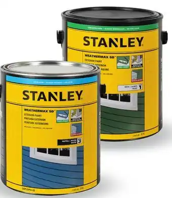 Canac Weathermax SD Exterior 100% Acrylic Paint White & Colours offer