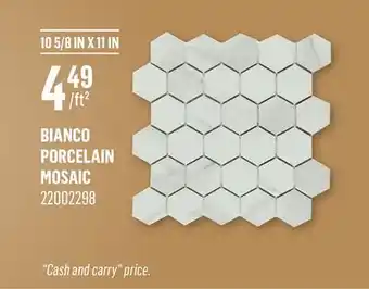 Canac Bianco Porcelain Mosaic offer