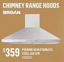 Canac Chimney Range Hood offer