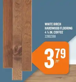 Canac White Birch Hardwood Flooring 4 1/4 in. Coffee offer