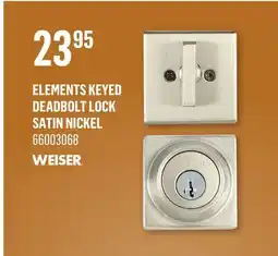 Canac Elements Keyed Deadbolt Lock Satin Nickel offer