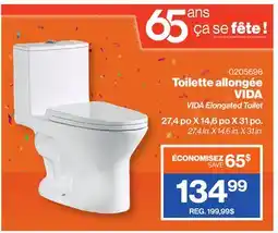 Patrick Morin VIDA Elongated Toilet offer