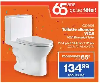 Patrick Morin VIDA Elongated Toilet offer