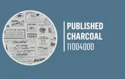 Canac Peel & Stick Wallpaper Published Charcoal offer