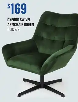 Canac Oxford Swivel Armchair Green offer
