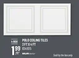 Canac Polo Ceiling Tiles offer