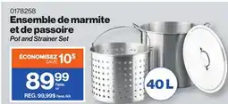 Patrick Morin Ensemble de marmite et de passoire offer