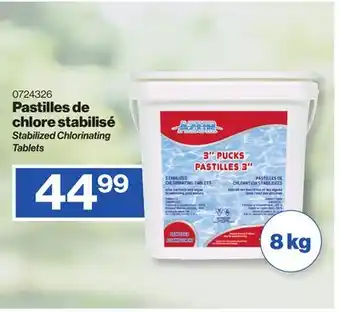 Patrick Morin Stabilized Chlorinating Tablets offer