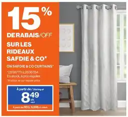 Patrick Morin SAFDIE & CO CURTAINS offer