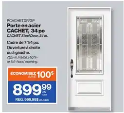 Patrick Morin CACHET Steel Door, 34 in offer