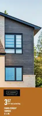 Canac Ebony Fibre Cement Siding 6 1/4 in. x 12 ft offer