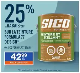 Patrick Morin SICO FORMULA 77 STAIN offer
