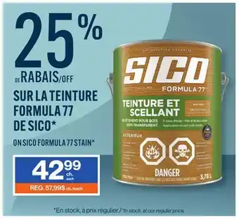 Patrick Morin SICO FORMULA 77 STAIN offer