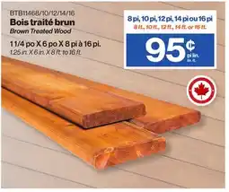 Patrick Morin Brown Treated Wood offer