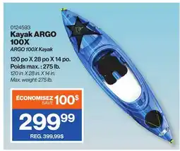 Patrick Morin ARGO 100X Kayak offer