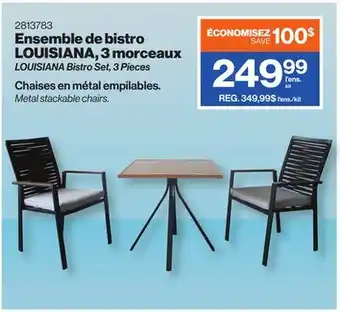 Patrick Morin LOUISIANA Bistro Set, 3 Pieces offer