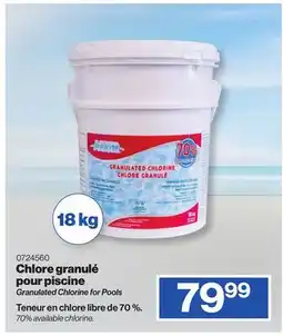 Patrick Morin Granulated Chlorine for Pools offer