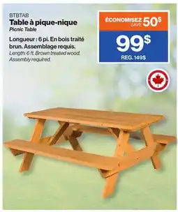 Patrick Morin Picnic Table offer