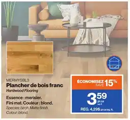 Patrick Morin Hardwood Flooring offer