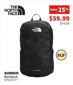 Sports Experts THE NORTH FACE - Sunder - Backpack offer