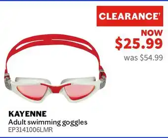 Sports Experts AQUA SPHERE - Kayenne - Adult swimming goggles offer