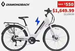 Sports Experts DIAMONDBACK - Bypass - Adult electric-assist bike, 5 assistance levels offer