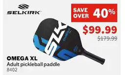 Sports Experts SELKIRK - Omega XL - Adult pickleball paddle offer