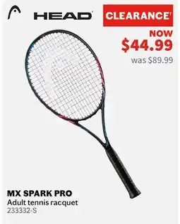 Sports Experts HEAD - MX Spark Pro - Adult tennis racquet offer