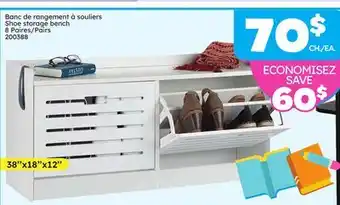 Rossy Shoe storage bench offer