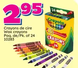 Rossy Wax crayons offer