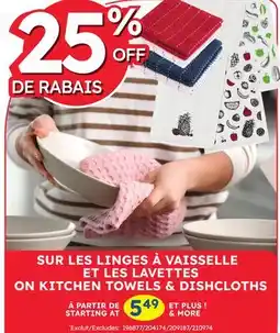 Rossy KITCHEN TOWELS & DISHCLOTHS offer