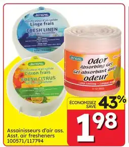 Rossy Asst. absorbing gel air fresheners offer
