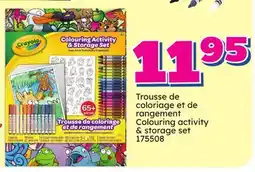 Rossy Colouring activity & storage set offer