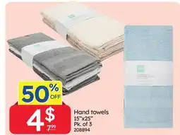Rossy Hand towels offer