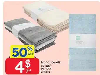 Rossy Hand towels offer