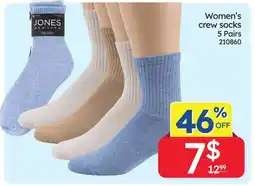 Rossy Women's crew socks offer