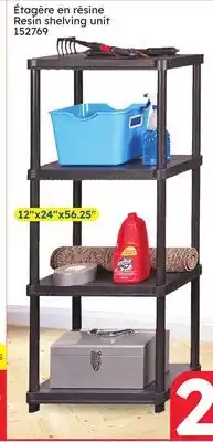 Rossy Resin shelving unit offer