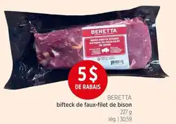 Avril bifteck de faux-filet de bison offer