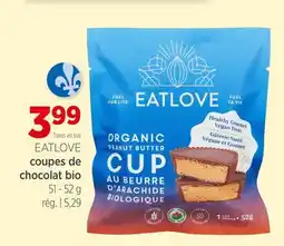 Avril EATLOVE coupes de chocolat bio offer