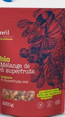 Avril mélange de 6 superfruits bios offer