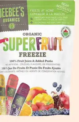 Avril barre de jus glacées bios offer
