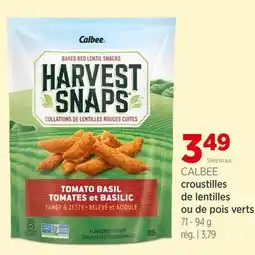 Avril croustilles de lentilles ou de pois verts offer