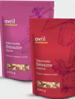 Avril bâtonnets de sésame offer