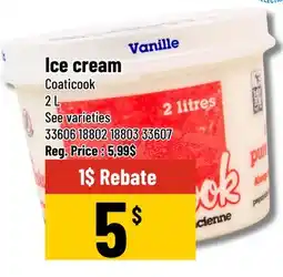Mayrand Ice cream 2 L Coaticook Quebec offer