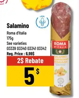 Mayrand Salamino 175 g Roma d'Italia Quebec offer