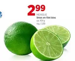 Avril Limes en filet bios offer