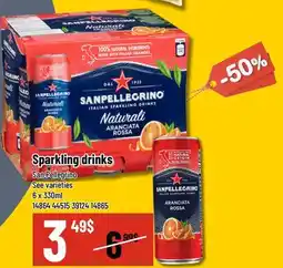 Mayrand Sparkling drinks San Pellegrino 6 x 330ml offer